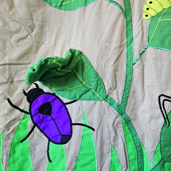 VTG Lillian Vernon Lightweight Indoor Sleeping Bag Children's Cute Bugs Bedding - Picture 4 of 16